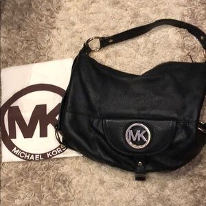 Michael Kors Pebbled Leather Shoulder Bag